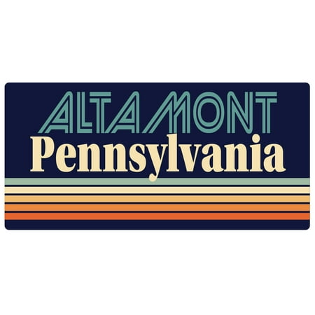 

Altamont Pennsylvania 5 x 2.5-Inch Fridge Magnet Retro Design