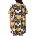 thumbnail image 3 of Kdxio Mouse Cheese Print Pajamas Sets for Women Short-Sleeved Pjs with Lounge Shorts Two Piece Sleepwear S-4XL, 3 of 9