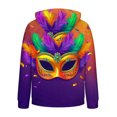 thumbnail image 4 of Men Fashion Pockets Long Sleeve Printing Hooded Sweatshirts Blouse, 4 of 5