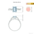 thumbnail image 6 of ANGARA Natural Solitaire 1.35 ct Aquamarine Infinity Twist Ring in 925 Sterling Silver for Women (Size-8x6mm) | March Birthstone, Anniversary, Jewelry Gift for Women | Natural Aquamarine Ring, 6 of 10
