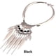 thumbnail image 5 of Qarigey Mujer hombre aleación borla collar moda collares colgante joyería regalos accesorio cumpleaños club nocturno Bar Ropa, zapatos y accesorios Miscelánea Negro Qarigey AP014684-04, 5 of 6