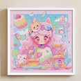 thumbnail image 4 of Hilo de Bordar de Algodón Ecológico Wdftyju Frizzy Girl 14CT 50x50cm, 4 of 9