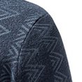 thumbnail image 4 of Men's Standing neck Sweater Waffle Patterned Long Sleeve Cable Knit Sweater, 4 of 5