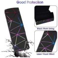 thumbnail image 1 of Personalized eyeglass case, white and black stripes, 2 pieces, 1 of 3