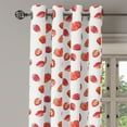 thumbnail image 2 of Ambesonne Watercolor Grommet Curtain, Strawberry Blueberry, 50" x 120", Slate Blue Vermilion, 2 of 6