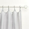 thumbnail image 6 of Exclusive Home Bari Light Filtering Spiral Loop Tab Top Curtain Panels, 54"x96", Silver, Set of 2, 6 of 7