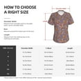 thumbnail image 4 of Uemuo Daisies Flowers Printed Women's Classic V-Neck T-Shirt - Soft, Breathable, Moisture-Wicking, Perfect for Casual, Office, Travel, and Everyday Wear-3X-Large, 4 of 5