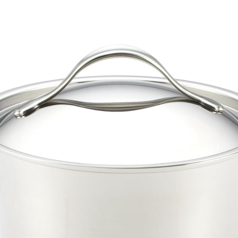 Stainless Steel Sauce Pan Lid - Round - Silver - Fits 3.5 Quart