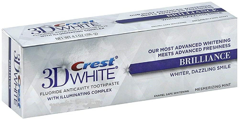 Crest White Anticavity Toothpaste 0.85 oz - (Pack of 2) - Walmart.com