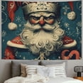 thumbnail image 2 of Orinice Santa Claus Cross Beard Tapestry Wall Hanging Unique Style Graphic Tapestries Home Wall Decor Art Living Room Bedroom Apartment Farmhouse Dorm Santa Claus Cross Beard Tapestry, 2 of 6