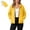 Yellow, variant on Women's Packable Water-Repellent Windbreaker Lightweight Long Sleeve Hooded Full-Zip Jacket with Pockets for Outdoor Travel Hiking Everyday Wear Yellow, Gifts for Women