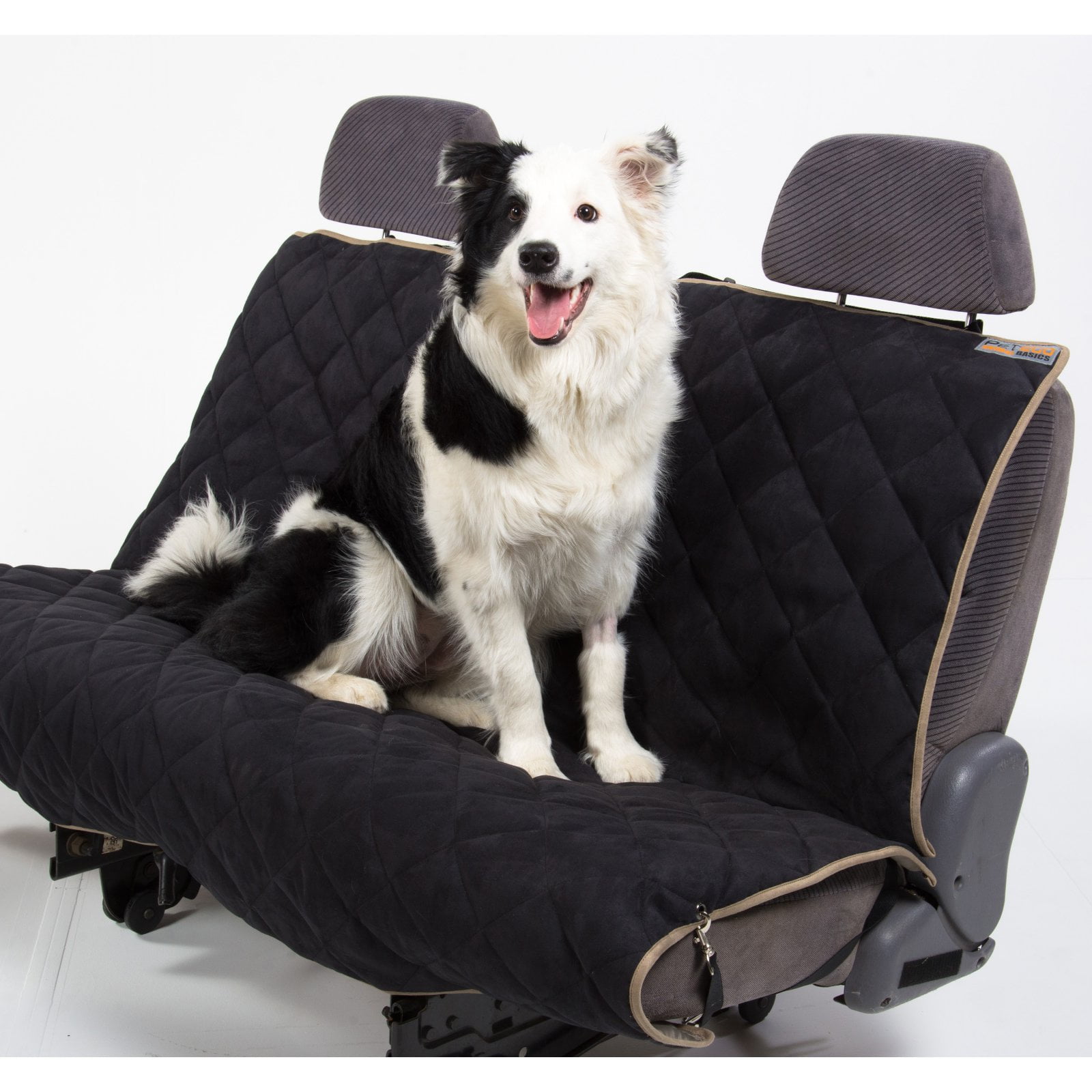 Pet Ego Animal Basics Velvet Rear Seat Pet Cover