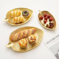 thumbnail image 4 of Candy Dish Trinket Dish Centerpiece Table Decorations Coffee Table Decor House Decorations Living Room Table Storage Tray Home Decor Gold Simple Nordic Snacks Snack Plate A medium, 4 of 5