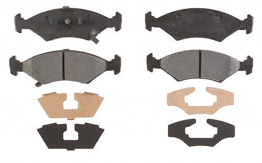Raybestos PGD649M Professional Grade Semi-Metallic Disc Brake Pad Set Fits select: 1994-2000 KIA SEPHIA, 1986-1993 FERRARI MONDIAL