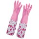 thumbnail image 2 of 1 Pair of Dish Washing Gloves Long Cuff Gloves Reusable Cleaning Gloves Warmth Kitchen Gloves, 2 of 3