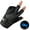 Black and white line, variant on 3 Cut Fingers Fishing Gloves Wear Resistance Kayak Gloves for Men and Women Fly Fishing Tackle Accessories