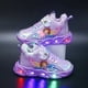 thumbnail image 1 of Disney niños dibujos animados Sophia princesa niña suave grueso calentador zapatos casuales zapatillas de deporte zapatos de algodón zapatos con luz LED 29-insole-17,9 cm Gao Jinjia LED, 1 of 2