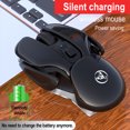 thumbnail image 3 of Ratón inalámbrico HXSJ T37 con tecnología 2.4G, diseño ergonómico, ajuste de DPI en tres niveles, batería recargable integrada, color negro, ideal para oficina y uso diario., 3 of 6