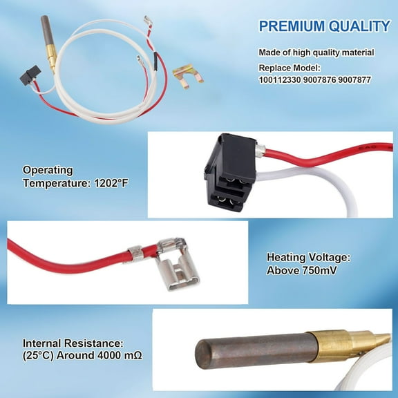 Gas Thermopile Kits Water Heater Replacement Parts #100112330 9007876 9007877