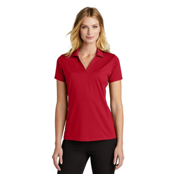 Port Authority Ladies Performance Staff Polo, Engine Red, 4X-Large