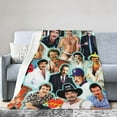 thumbnail image 2 of Blanket Tom Selleck Soft and Comfortable Warm Fleece Blanket for Sofa,Office Bed car Camp Couch Cozy Plush Throw Blankets Beach Blankets, 2 of 6