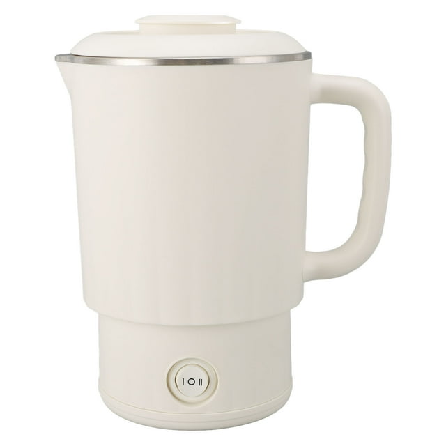 600ml Travel Electric Kettle 600W 304 Stainless Steel Portable Hot Water Boiler Heater for Tea Coffee