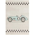 thumbnail image 2 of Unique Loom Whimsy Kids Collection Area Rug - Race Car (3' 11" x 5' 11" Rectangle Gray/Black) Perfect For Kids Bed Room/Nursery Room/Living Room/Class Room/Play Room, 2 of 5