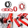 thumbnail image 3 of jinwen Lightweight Single Speed Cassette Set Freewheel Fixie Adapter Conversion Kit 20T Red, 3 of 9