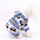 thumbnail image 2 of Suéter cálido para mascotas, suéter de cuello alto para perros con capucha para cachorros y gatos, capucha de algodón cálido (azul, L), 2 of 5