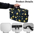 thumbnail image 5 of HELLHERO Lemon Pattern Steam Iron Carrying Case 11.8x6.69x5.5 Inches Polyester, Bag Only, 5 of 6