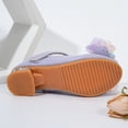 thumbnail image 5 of Liyamei Girls Sandals For Parties Weddings And School Events Low Heel Design For Dresses And Dance Outfits Hand Washable Spring And Summer Girls Dress Sandals Size Purple US:13.5, 5 of 5