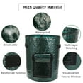 thumbnail image 2 of Futone Grow Bags, Potato Planter Bags, Planting PE Aeration Pots with Handles and Flap, Garden Bags for Vegetables, Tomatoes, Carrots, Onions (10 Gallons - 2 Pack - Green), 2 of 6