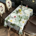 thumbnail image 2 of Cute Floral Flower Tablecloth,Wipeable Polyester Table Cover for Rectangle Tables,Durable Tableclothes Cute Tablecloths for Camping Dining Buffet Parties, 2 of 6