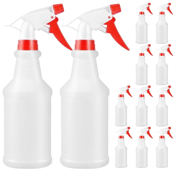 Botella pulverizadora YacchLuu de 500 ml (paquete de 12) para soluciones de limpieza