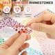 thumbnail image 3 of 1320 Pcs Pegatina de gema acrílica, strass autoadhesivos para decoración de manualidades de arte de uñas, negro, 3 of 6