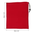 thumbnail image 2 of Unique Bargains Winter Neck Warmer, 4 Pack Drawstring Warm Face Scarf Windproof Neck Gaiter, Red, 2 of 7