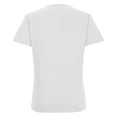 thumbnail image 4 of ALLLIST V-Neck Womens Tops Under $5 White Elbow-Length Solid T-Shirts Blouses for Women, 4 of 5