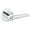 Polished Chrome, variant on Sure-Loc BS107-RD FBL Basel Single Cylinder Keyed Entry Door Lever Set - Black