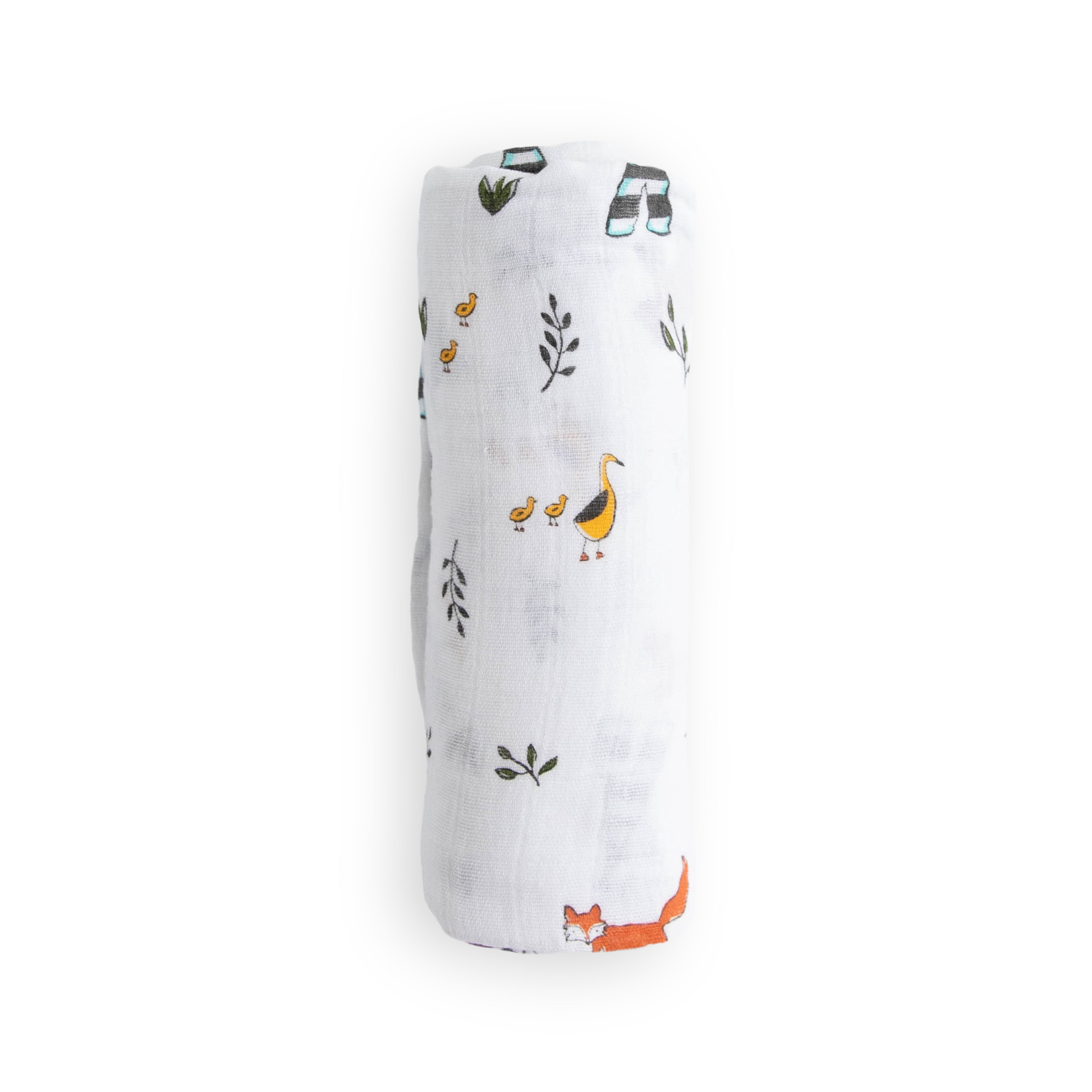 Little Unicorn Swaddle Blanket for Newborns, Toddler Muslin Blanket - Forest Friends