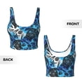 thumbnail image 5 of Lsque Turtle，Shell Algae Starfish Coral Printed Women'S Sports Bra, Compression, Moisture Wicking, High-Impact Sports Bra For Women,Supportive sports bra-Small, 5 of 9