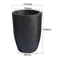 thumbnail image 2 of Fundición de Crisoles de grafito Taza Horno Antorcha Fundición Refinación de fundición, temperatura 1800 ℃ (3272 degree F) DiaxH 113x120mm Hugo Mini antorcha de crisol de grafito, 2 of 7
