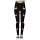 thumbnail image 4 of MKLEKYY Leggings para mujer, leggings de entrenamiento, leggings con estampado navideño, pantalones de bloques de color, leggings suaves y elásticos. 4842, 4 of 4