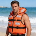 thumbnail image 7 of Gyexs Life Jackets for Adults Kayaking Swim Vest Adjustable Inflatable Swimwear Men Women Lifeguard Summer Swim Jacket, A, 50x40cm, 7 of 7