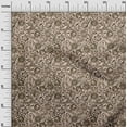 thumbnail image 3 of oneOone Georgette Viscose Brown Fabric Asian Batik Floral Sewing Craft Projects Fabric Prints By Yard 42 Inch Wide, 3 of 4