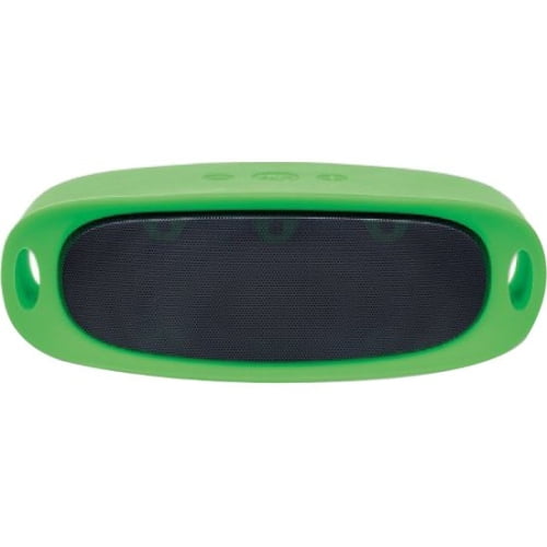 Manhattan 162371 Speaker System - 3 W RMS - Portable - Battery Rechargeable - Wireless Speaker(s) - Green - 150 Hz - 18 kHz - microSD - Bluetooth - USB - USB Charging Port, Passive Radiator, MP3 Playe