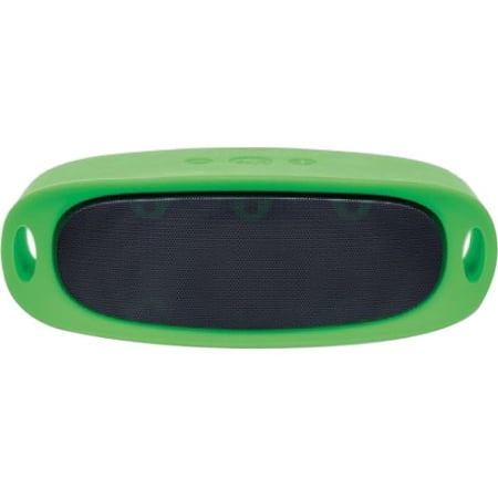 Manhattan 162371 Speaker System - 3 W RMS - Portable - Battery Rechargeable - Wireless Speaker(s) - Green - 150 Hz - 18 kHz - microSD - Bluetooth - USB - USB Charging Port, Passive Radiator, MP3 Playe