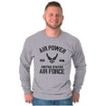 thumbnail image 5 of Us Air Force USAF Power Wings Logo Long Sleeve TShirt Men Women Brisco Brands M, 5 of 6