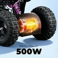 thumbnail image 4 of QEASET 36V Electric 4-Wheeler, 12MPH Max Speed, Parental Key, Pink, 4 of 8