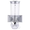thumbnail image 1 of Cereal Dispenser Cereal Dispenser Double Single Dry Food Snack Grain Canister Plastic Storage Kitchen Essentials Grey, 1 of 2