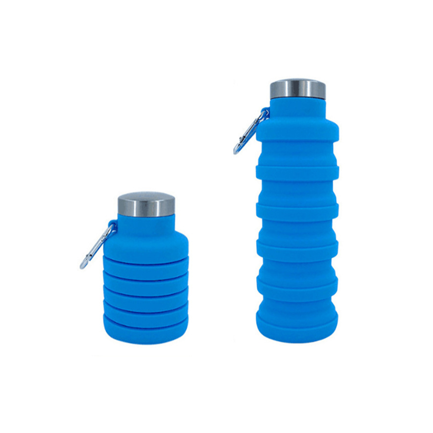 Arogan Collapsible Water Bottle, Reuseable BPA Free Silicone Foldable